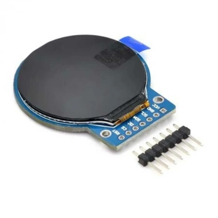 GC9A01 1.28 240x240 Oled Grafik Lcd Ekran - Yuvarlak PCB