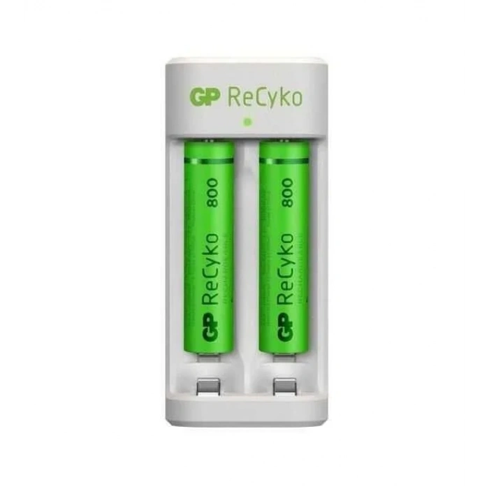 GP 2li 800mAh AAA Şarj Edilebilir Pil + USB Şarj Cihazı
