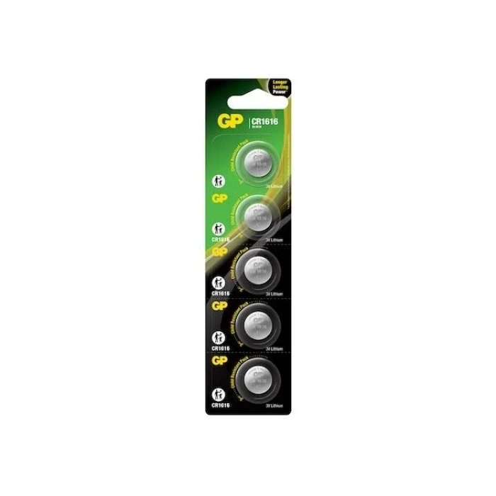 GP CR1616 3V Lityum Pil 5’li Blister