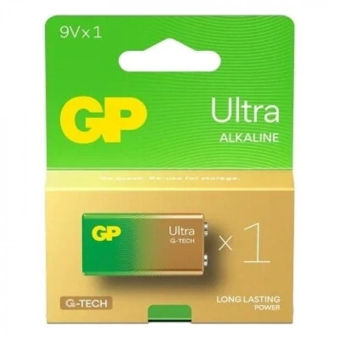 GP Ultra Alkalin 9V Pil - GP1604AU