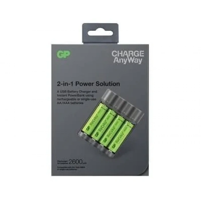 GP X411 4x2600mAh USB Şarj Cihazı ve Powerbank