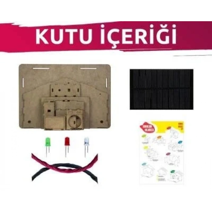 Güneş Enerjili Ev Yapımı Solar Eğitim Kiti