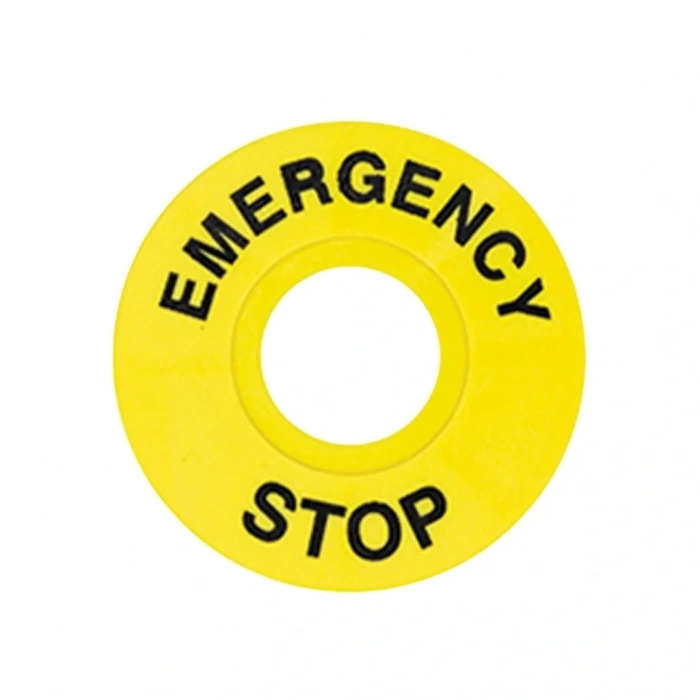 Gwest FD/60 60mm Acil Stop Etiketi
