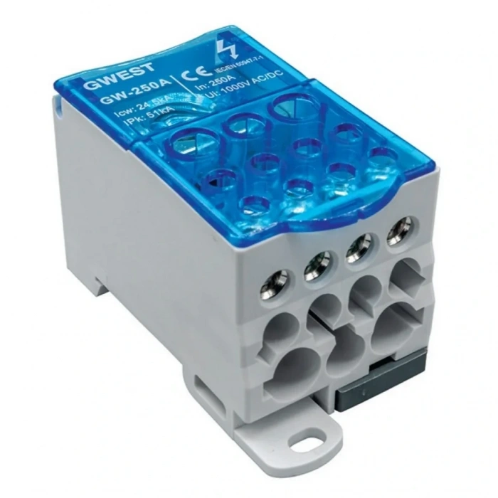 Gwest GW-250A Tek Kutuplu 250A Girişli Dağıtıcı Ünite