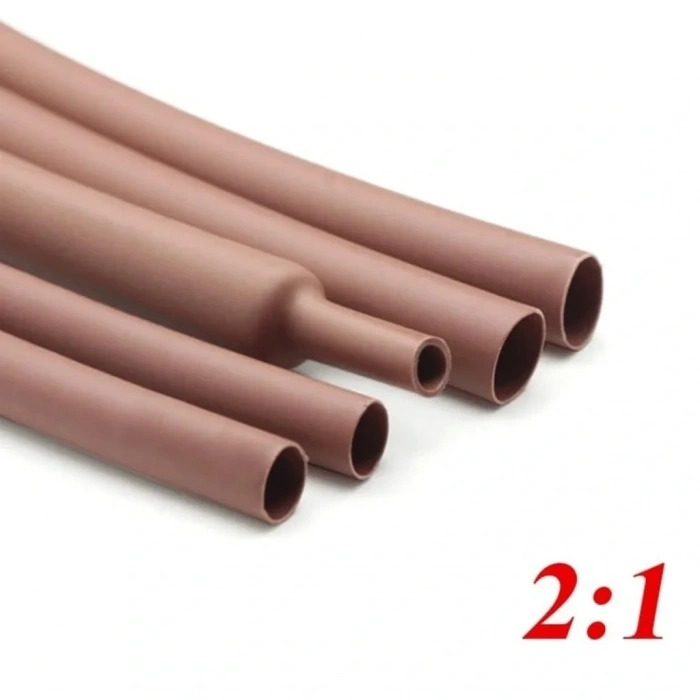 Gwest Woer Isı İle Daralan Makaron Kahverengi Çap:3.2mm 200 Metre
