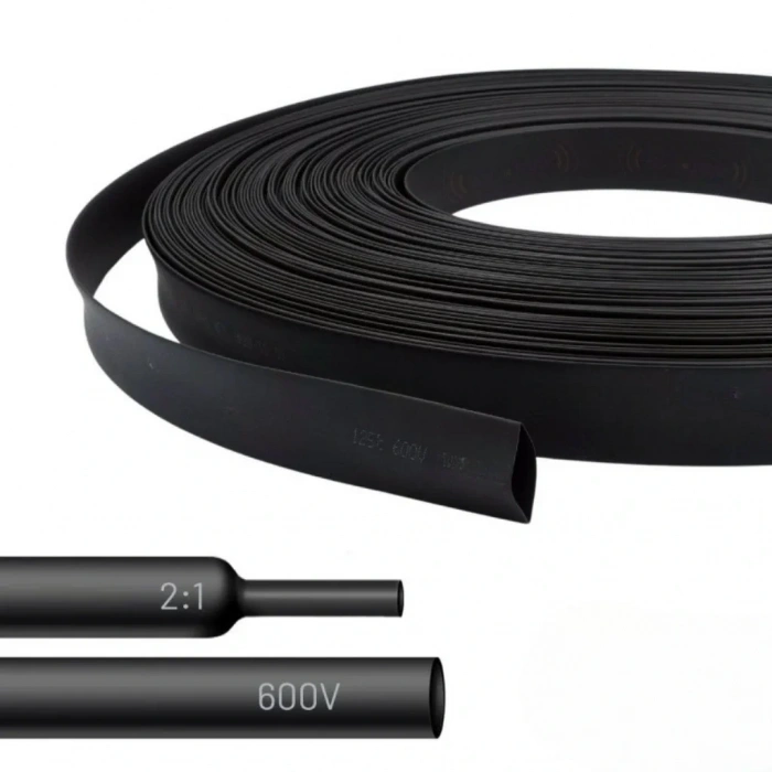 Gwest Woer Isı İle Daralan Makaron Siyah Çap:3mm 200 Metre