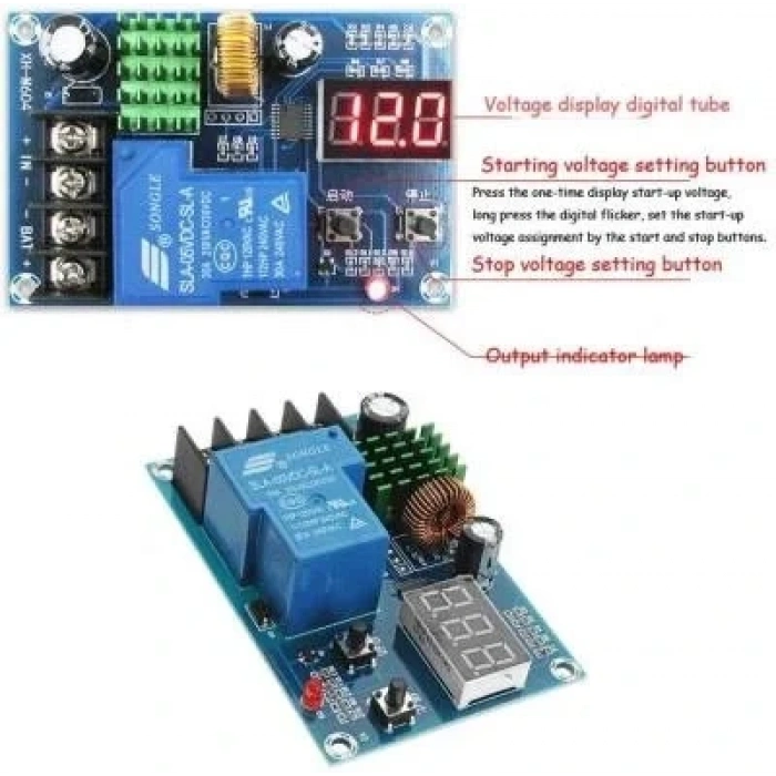 HCW-M604 6-60V Lityum Pil - Akü Şarj Kontrol Devresi