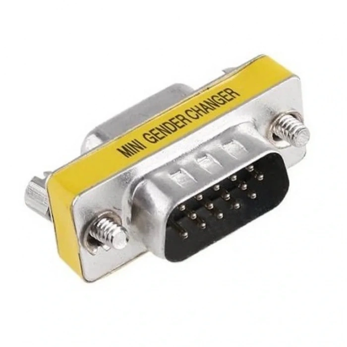 HD15 VGA-VGA Erkek-Dişi (M2F) 15 Pin Çevirici Ara Adaptör