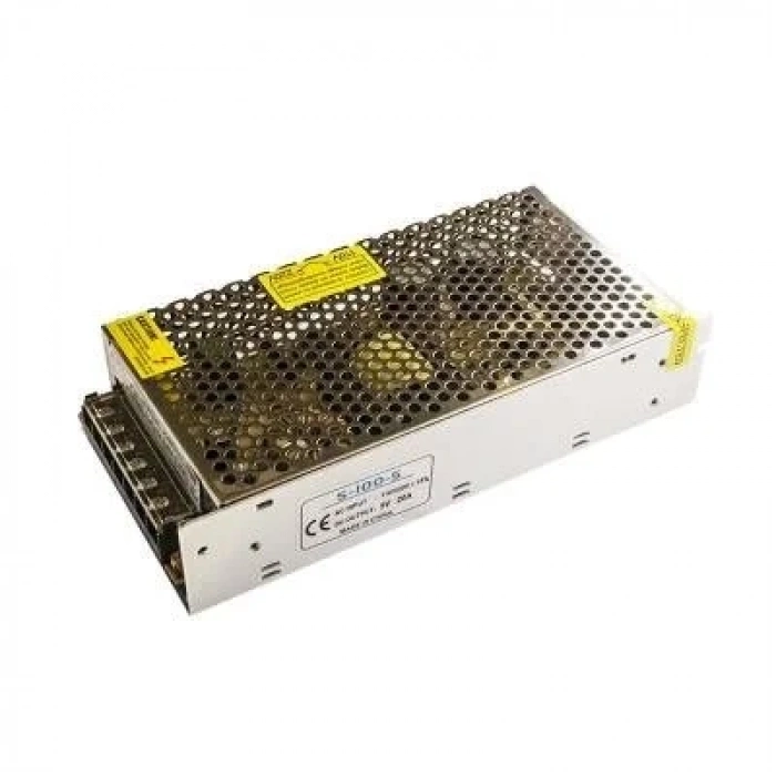 Hightek 5V 20A Metal Kasa Adaptör - LED Driver