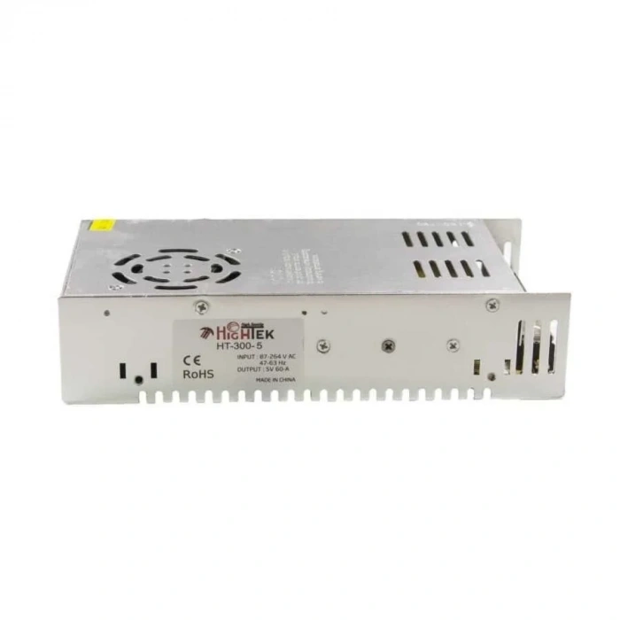 Hightek 5V 60A Metal Kasa Adaptör - LED Driver