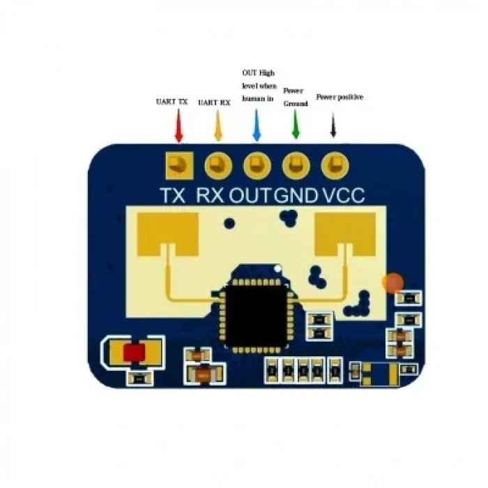 HLK-LD2410C 24Ghz Radar Hareket Algılama Sensörü Modülü