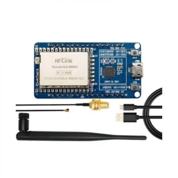 HLK-RM58S Seri/UART 2.4G/5G WIFI+BLE Geliştirme Kiti