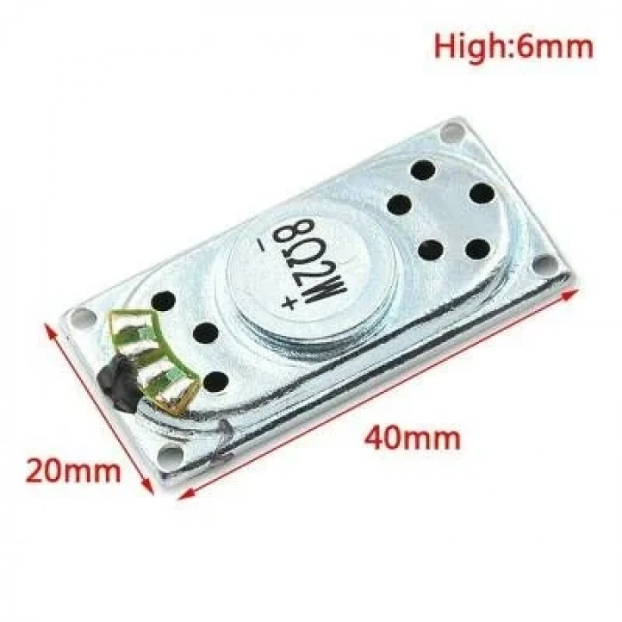Hoparlör 40x20mm 8 ohm 8? 2W