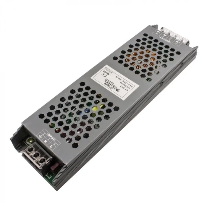 HT-1217 24V 15A İnce Metal Kasa Adaptör - LED Driver