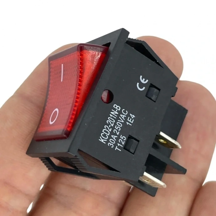 IC-104-S Geniş Işıklı Anahtar 30A 250V ON-OFF 4P