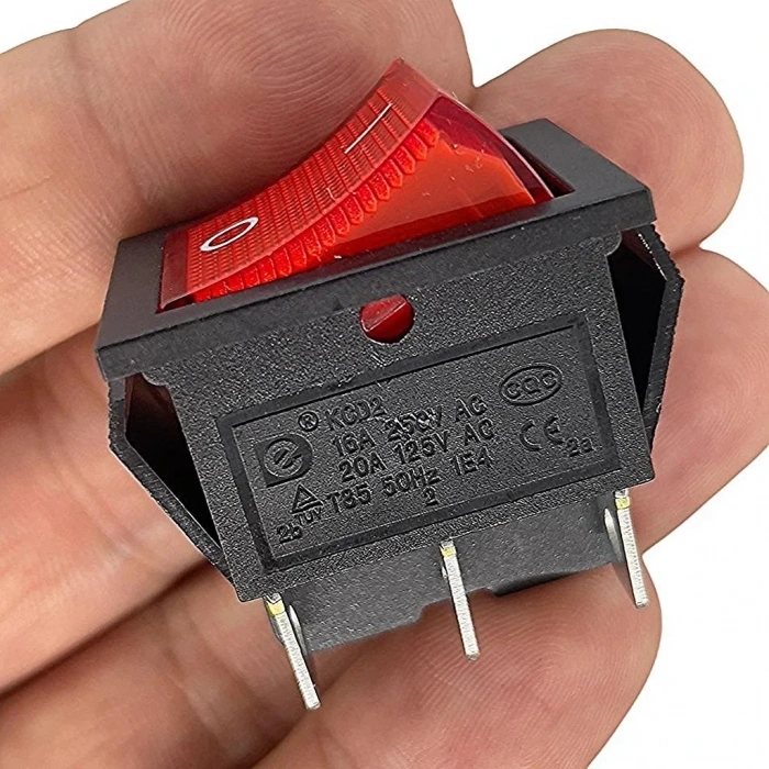 IC-104A Geniş Işıklı Anahtar 6P ON-OFF