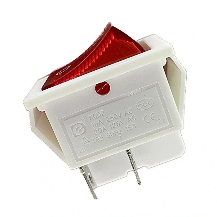 IC-104B Geniş Işıklı Anahtar On-Off Beyaz Kasa