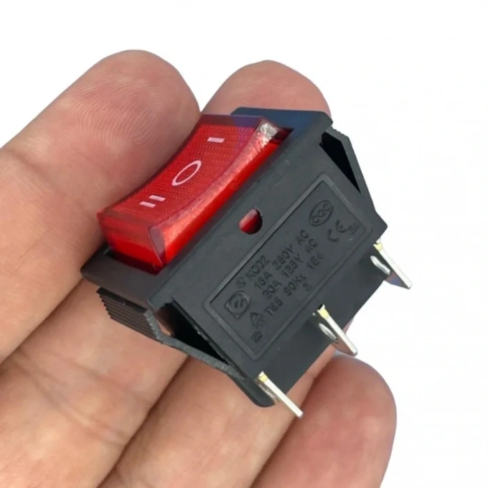 IC-105 Geniş Işıklı Anahtar 6P ON-OFF-ON