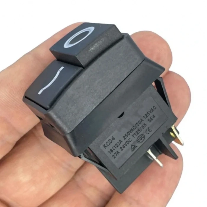 IC-106B Geniş Işıksız Süpürge Anahtarı 4P ON-OFF