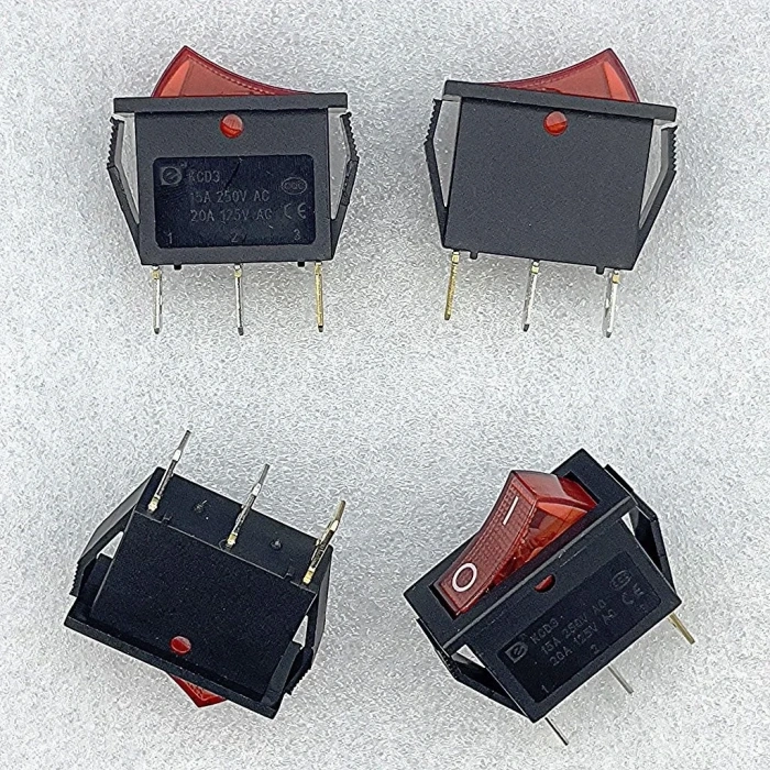 IC-113 Dar Işıklı Anahtar On-Off 3P