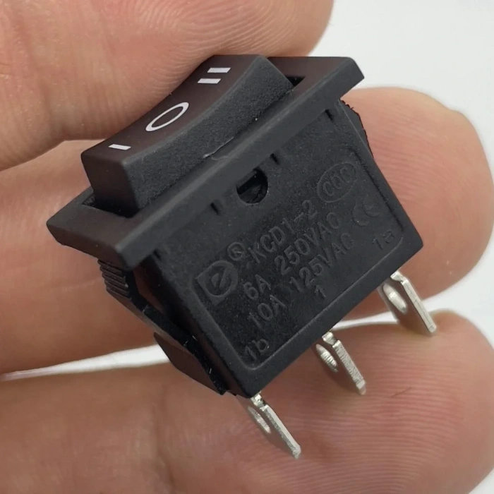 IC-123A Mini Işıksız Yaylı Anahtar Mom-Off-Mom