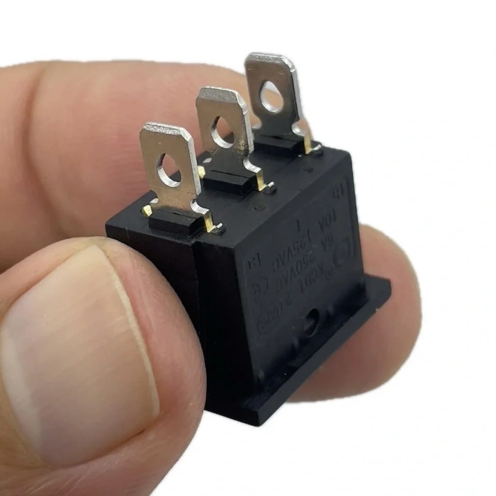 IC-123A Mini Işıksız Yaylı Anahtar Mom-Off-Mom