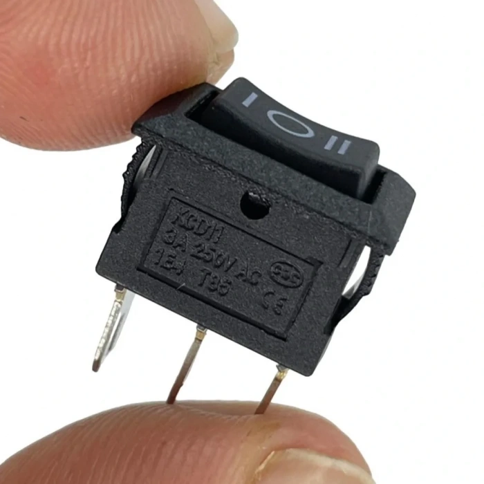 IC-125B-5 Mini Işıksız Anahtar ON-OFF-ON 3P