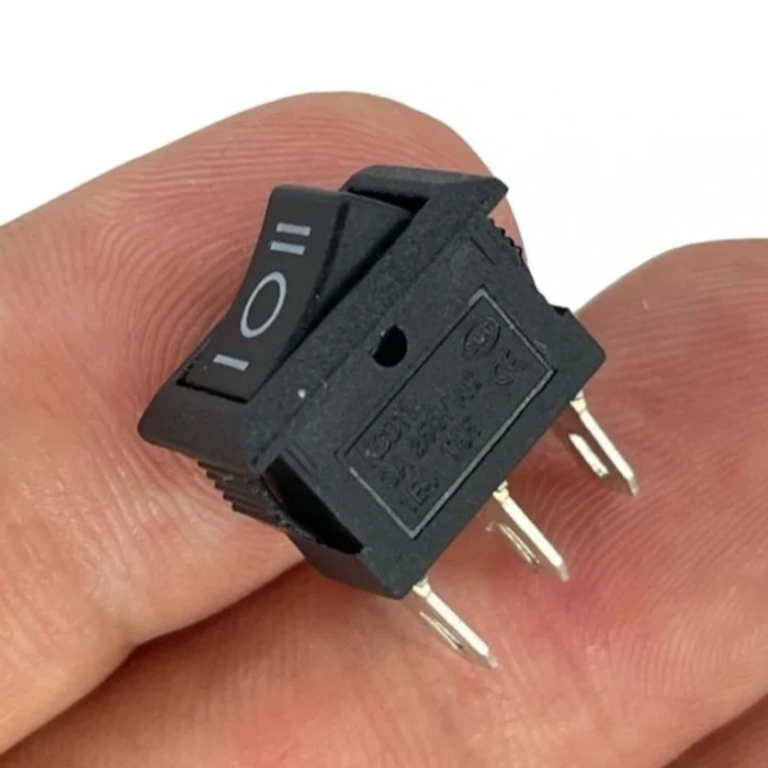 IC-125B-5 Mini Işıksız Anahtar ON-OFF-ON 3P