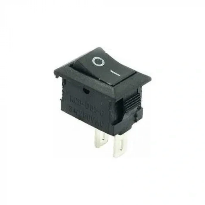 IC-125B Dikdörtgen Işıksız On-Off Anahtar - 2 Pin
