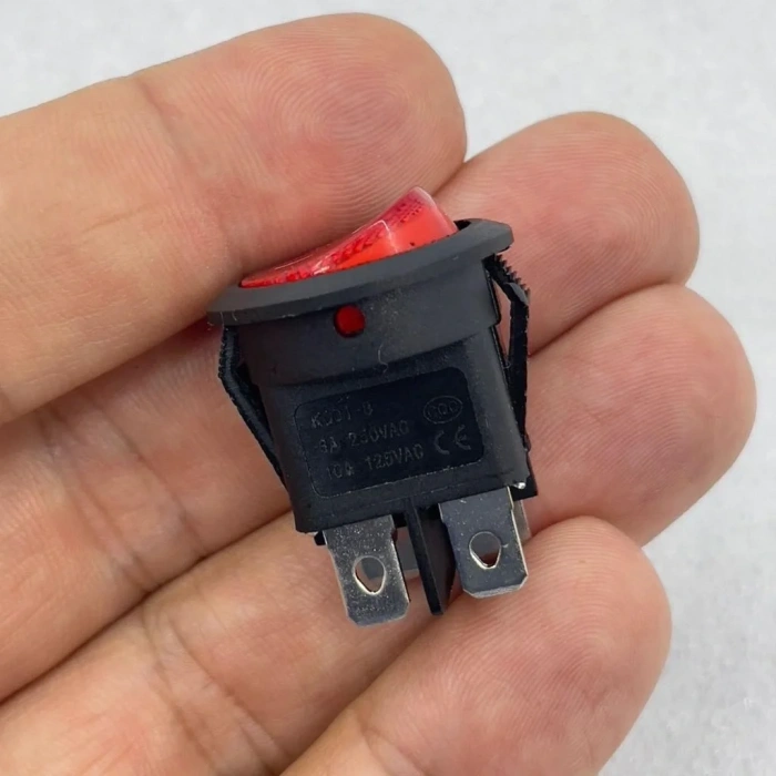IC-131-4 Yuvarlak Işıklı Anahtar On-Off 4P