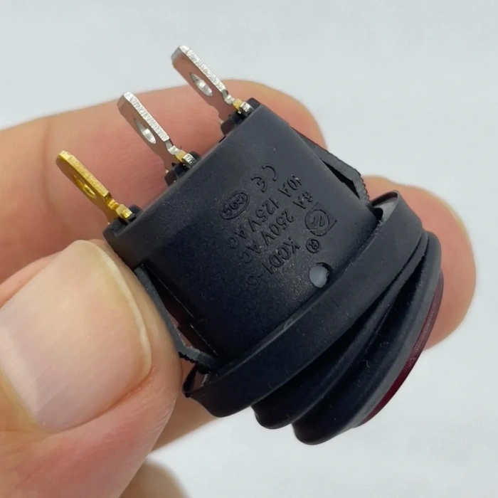 IC-131W Yuvarlak Işıklı Anahtar Su Geçirmez 3P