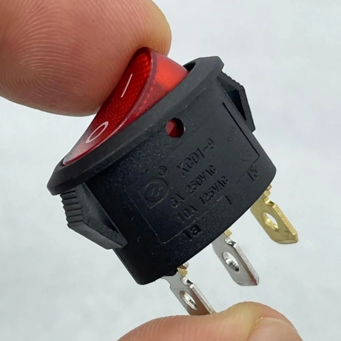 IC-134B Oval Işıklı Anahtar On-Off 3P