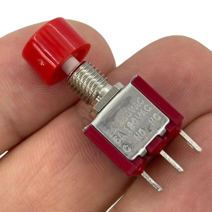 IC-139B Yaylı Buton 6mm 3P 1NO/1NC DS-612
