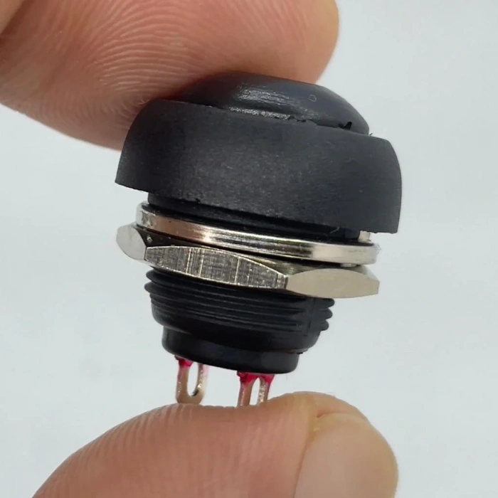 IC-184 Siyah Plastik Push Buton 12mm PBS-33B