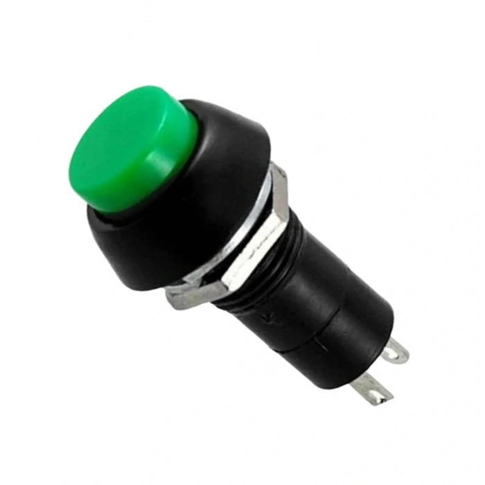 IC-186A Buton 12mm Kaliteli Yeşil