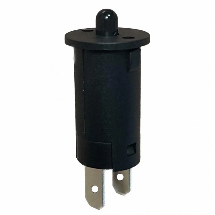 IC-187A Ters Kapak Switch Normalde Kapalı Kontak 12mm Siyah 1 Adet