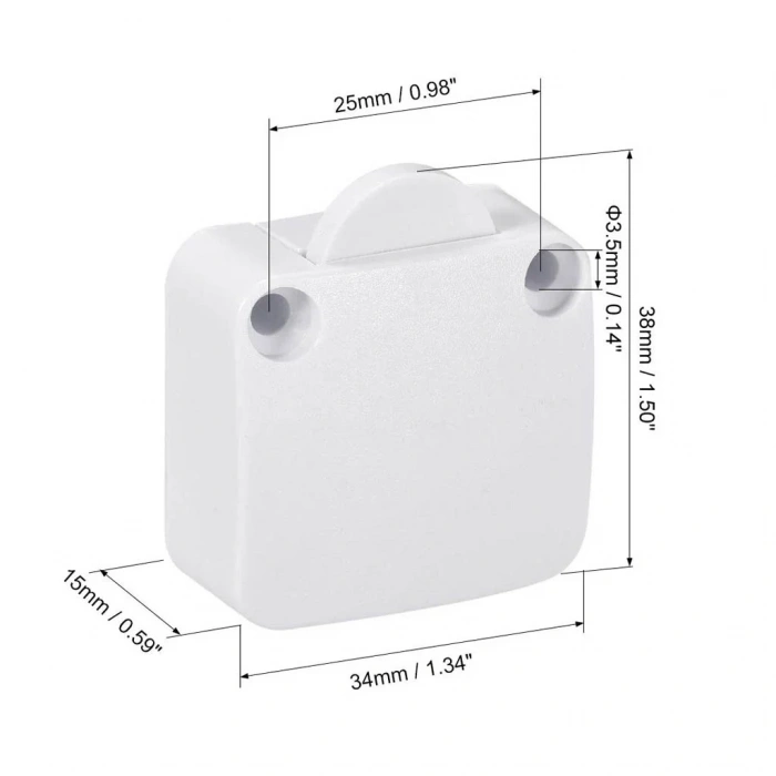 IC-187E Ters Dolap Anahtarı Sıva Üstü Kapak Switch Beyaz