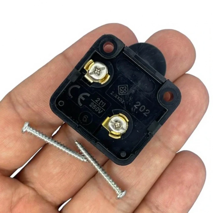 IC-187E Ters Dolap Anahtarı Sıva Üstü Kapak Switch Siyah