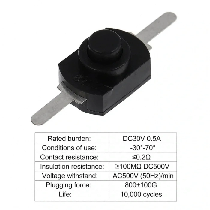IC-192B-1 Mini Çıt Çıt Deney Anahtarı Switch On-Off
