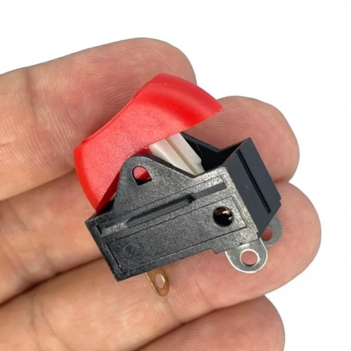 IC-209 Saç Kurutma Makinası Düğmesi Anahtarı 3P 0-1-2 Kırmızı