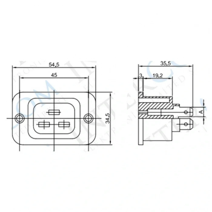 IC-215A1 C20 Power Şase Erkek Kulaklı AC-06C