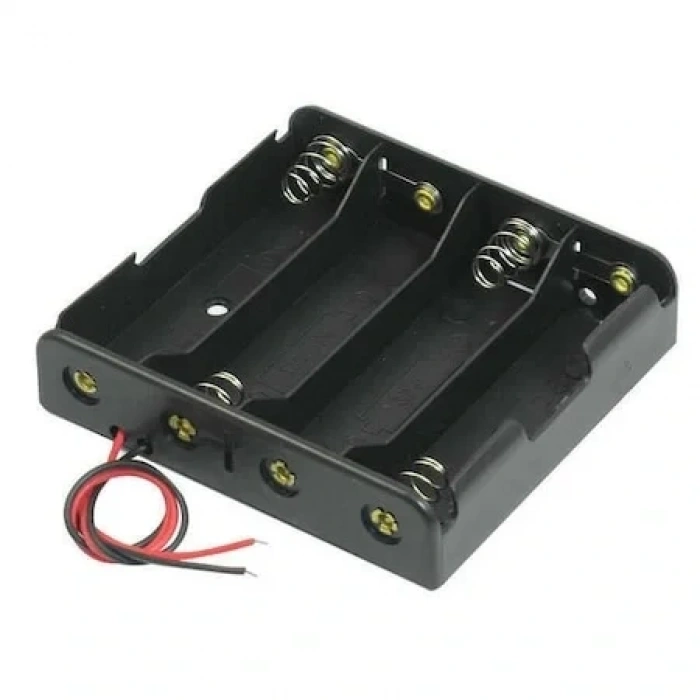 IC-234A AA 4lü Pil Yatağı Pil Yuvası Pil Kutusu