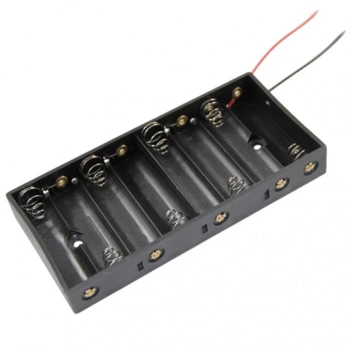 IC-234C AA 8li Pil Yuvası Pil Kutusu Yan Yana