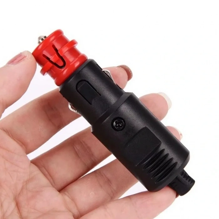 IC-246B-7 Çakmak Fişi Ledsiz Sigortalı - Avrupa Tipi