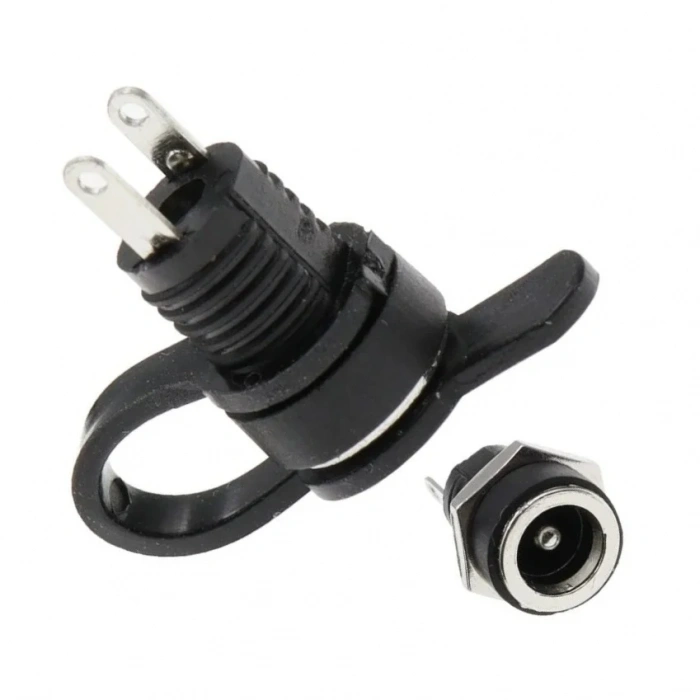 IC-258B 2.1mm DC Somunlu Korumalı Jak 8mm
