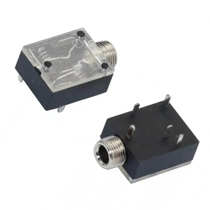 IC-259 Stereo Şase 3.5mm Jak Konnektör Somunlu