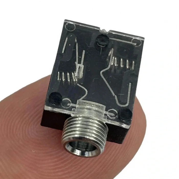 IC-259 Stereo Şase 3.5mm Jak Konnektör Somunlu
