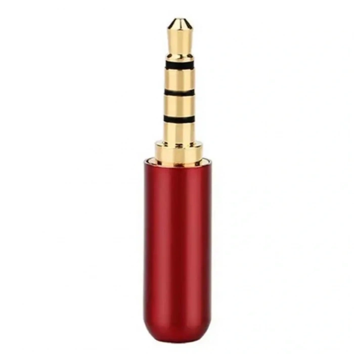 IC-261E 3.5mm Jak 4 Boğumlu Kırmızı