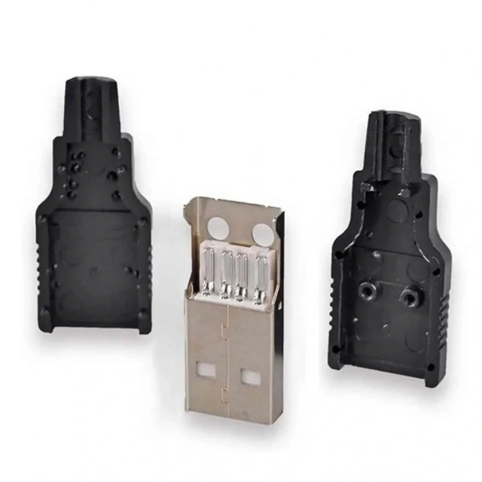 IC-264A USB A Tip Seyyar Kapaklı Erkek USB Soketi