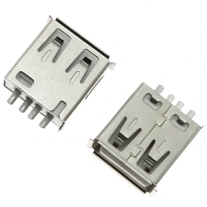 IC-265F USB A Tip Seyyar Kapaklı Dişi USB Soketi